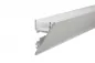 Preview: Aluminum Wall Profile sloping 37.2x23.4mm anodized for LED stripe